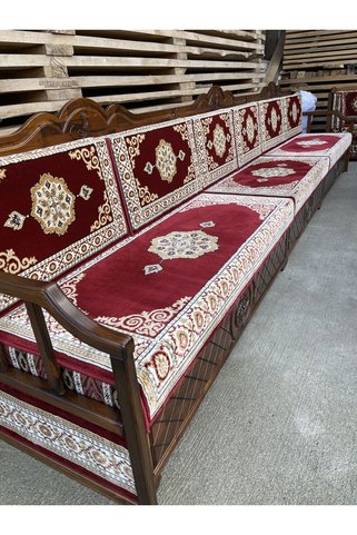 Sultan Sedir Motifli Selçuklu 430 cm Tek Sedir