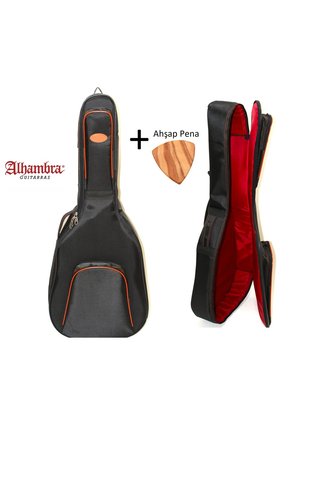 Donizetti Alhambra 1c Uyumlu Klasik Gitar Kılıfı Taşıma Çantası Gigbag Soft Case Ahsap Pena