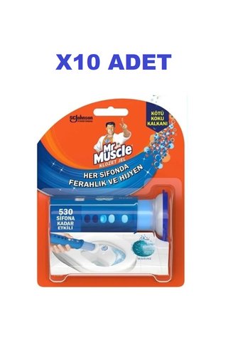 Mr. Muscle Klozet Jel Marıne 6 Jel Içeren Disk 36 ml x 10 adet