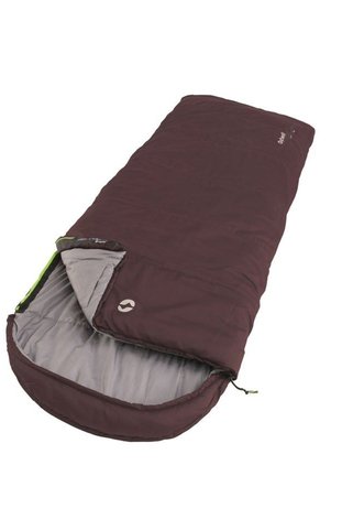 Outwell Campion Lux Aubergine -16°C Comfort Geniş Uyku Tulumu