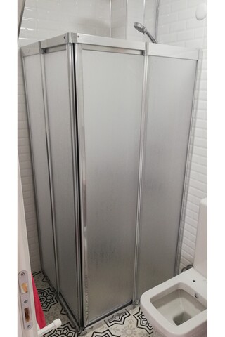 OBERS PARLAK KROM PLEKSİ 70x70cm KÖŞE ALÜMİNYUM MİKA DUŞAKABİN