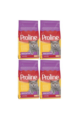 Proline Kedi Mama Yetişkin Kuzu Etli&pirinçli 1,2 Kg. (4'LÜ)
