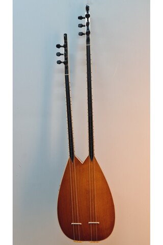 Güneş müzik El yapımı kısa-uzun sap kokulu ardıç çift bağlama tekne 39.5
