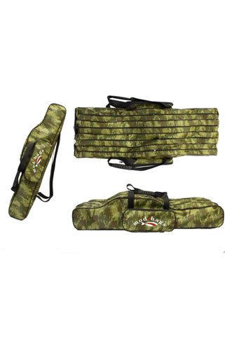 modibags 110 Cm 4 Göz Olta Kamış Çantası Makinayı Sökmeden 8 Adet Olta Sığar