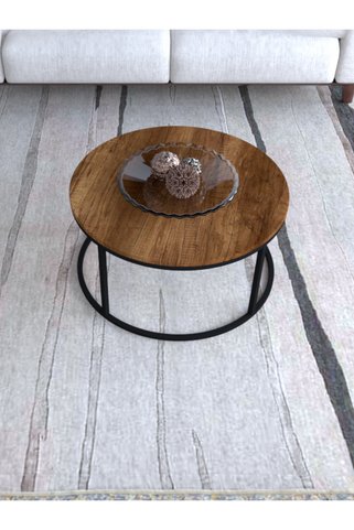 UYGAMO Vega Orta Sehpa 60 cm Barok Ceviz