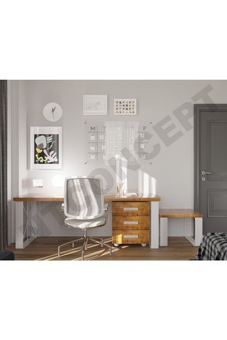 NT Concept Ntconcept Rodo Üçlü Ofis Ve Çalışma Odası Takımı-200'luk Takım