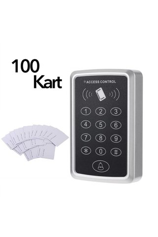 SONEX RFID Şifreli Kapı Kilidi – Kartlı Geçiş Sistemi, 100 Adet Proximity Kart