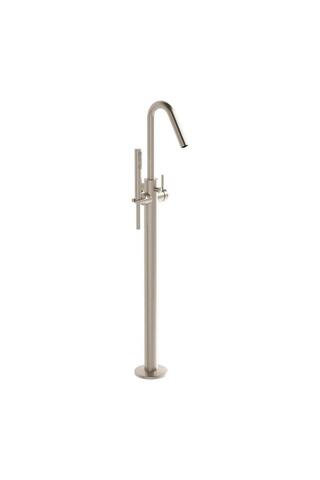VitrA Origin Yerden Küvet Bataryası Fırçalı Nikel A4268134