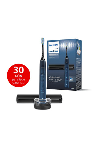Philips Sonicare Diamond Clean 9000 Şarjlı Diş Fırçası, Seyahat Kabı, Sonicare App - Siyah HX9911/88