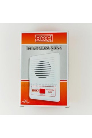 BOÇİ Boci Bocci 1li Merkezi Diafon + 1 Adet Şube