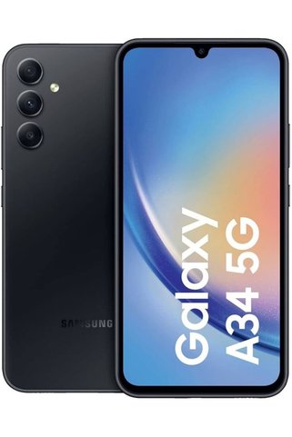 Samsung Yenilenmiş Samsung Galaxy A34 128 GB Siyah Cep Telefonu (12 Ay Garantili) - A Kalite