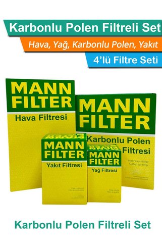 Mann-Filter Seat Ibiza 1.4 -filter Filtre Bakım Seti 2009-2014 Cgg