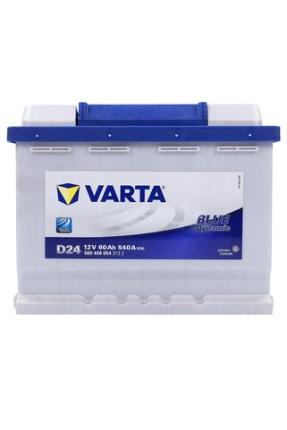 Varta D24 12 Volt 60 Amper 540 En Blue Dynamic