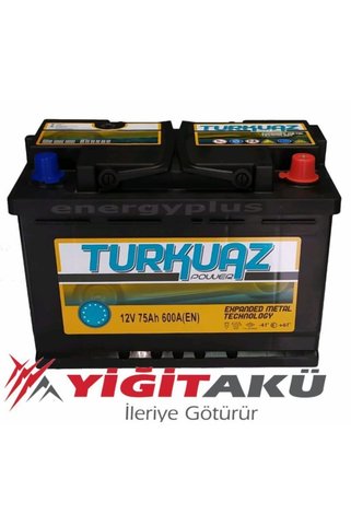 Yiğit 12v 72 Ah -75 Ah 75ah Amper Turkuaz Akü,( Akü Güvencesiyle)