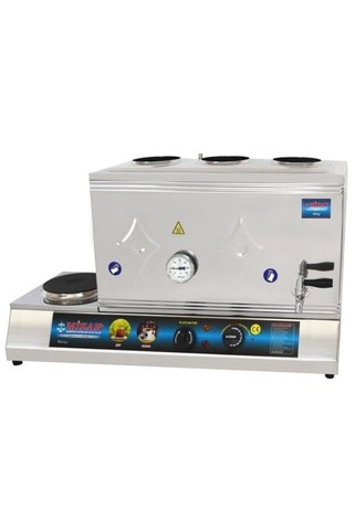 Mizan Elektrikli 3 Demlikli 40lt Çay Ocağı Kazanı Makinesi Vidalı