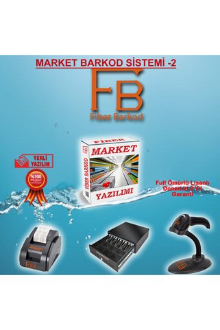 FİBER BARKOD Market Barkod Sistemi-2 Fiber Barkod Sistemleri