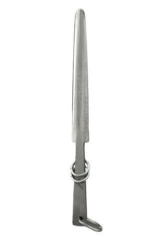 Ökkeş Bıçakları Dövme Yassı Masat No.8 20cm