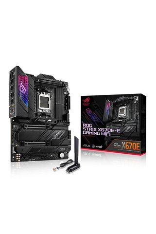 ASUS Rog Strıx X670e-e Gamıng Wıfı Amd X670 Soket Am5 Ddr5 6400mhz(oc) Anakart
