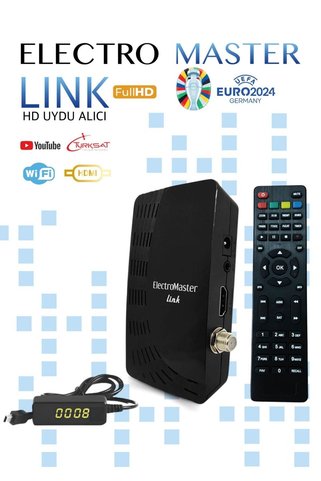 ElectroMaster Dijital Hd Uydu Alıcısı 1080p
