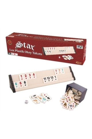 Star Lüks Plastik Okey Takımı