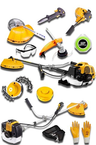 Spech Power Usa Mlt Jacobs Serii 2.4 Hp Yan Tipi Benzinli Motorlu Ot Çalı Tırpanı Çim Biçme Tirpan Makinesi