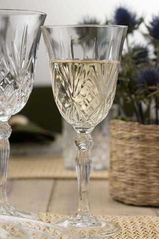 RCR Melodia Kristal 6'lı Büyük Kadeh 270 ml