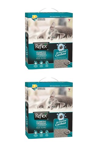 Reflex Aktif Karbonlu Topaklanan Kedi Kumu 10+10 Lt