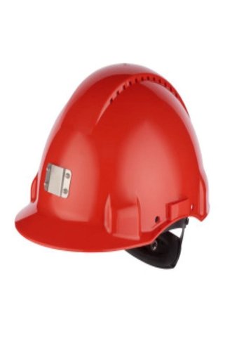 3M G3000nuv-10 Kırmızı Havalandırmalı Madenci Bareti