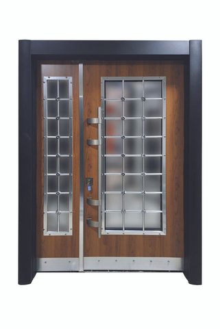 Tezdoor Çelik Kapı, Düz Model Bina Giriş Kapısı Apartman Kapısı Sağ Açılım