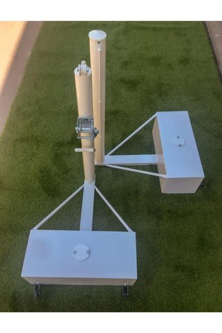 adelinspor Via Gerdirme Aparatlı Makaralı Seyyar Tenis Direği