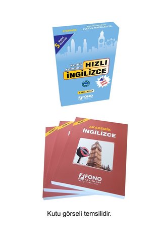 Fono Yayınları Hızlı İngilizce 5. Basamak (3 Kitap) (Seslendirmeli)