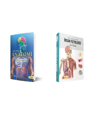 İstanbul Tıp Kitabevi Her Yönüyle Anatomi (4. BASKI) / Insan Fizyolojisi 2'li Set