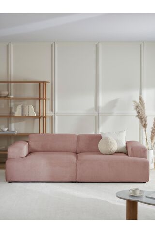 S Home Design Concept Molly 2 Modül Kanepe Koltuk Fitilli Gül Kurusu