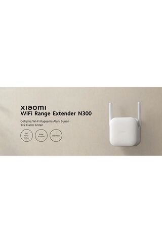 Xiaomi Wifi Range Extender N300 Sinyal Yaklaştırıcı - Güçlendirici 300mbps ( Türkiye Garantili)