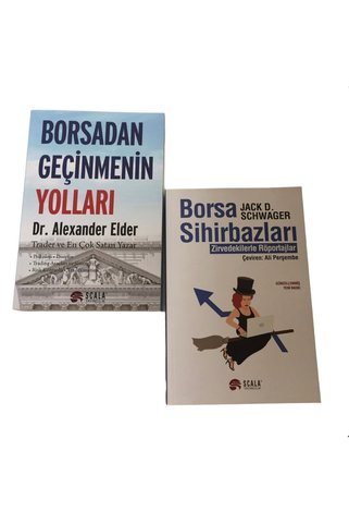 Scala Yayıncılık BORSADAN GECINMENIN YOLLARI+BORSA SIHIRBAZLARI 2 SET