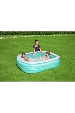 BESTWAY Dikdörtgen Şişme Aile Havuzu Büyük Boy 201x150x51 Cm - 54005