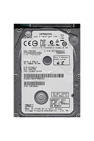 Hitachi-hikoki Z5k500 Hts545050a7e380 5400 Rpm 2.5" 500 Gb Sata 2 Internal Hdd