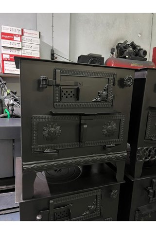 ÖRNEK KUZİNE Kalın Sac Odun Kuzinesi Karadeniz Sobası