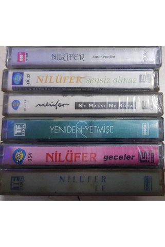 PLAKSAN Derya Elektronik Nilüfer Nostalji Kasetler 6 Kaset