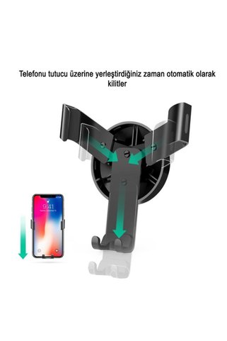 Ugreen Gravity Araç Içi Havalandırma Telefon Tutucu Siyah