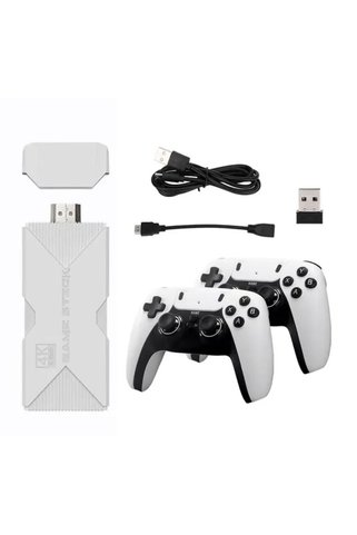 GLRTech M22 PS5 Kollu 4K UHD Retro Joystick 64GB PS1/Atari Çift Kişilik Oyun Konsolu 30000 3D Oyunlu Uyumlu