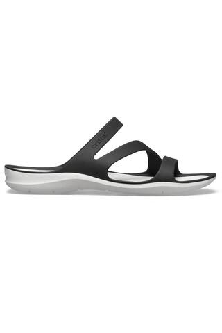 Crocs Swiftwater Sandal Kadın Terlik 203998-66 Black/white