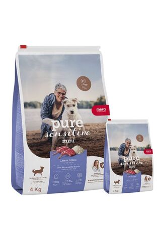 Mera Mini Adult Lamb Kuzu Etli Küçük Irk Yetişkin Köpek Maması 4 Kg + 1 Kg
