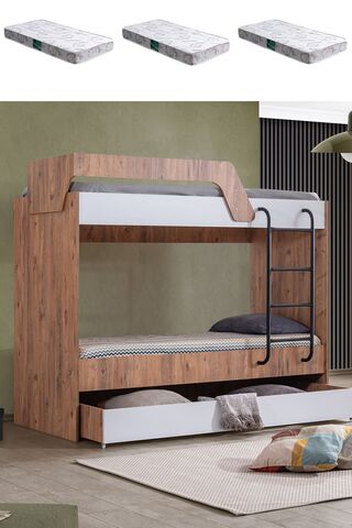 Setay Ranza, Triple Yavrulu Metal Ayaklı Ranza 3 Adet Comfortyatak