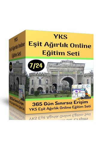 Enine Boyuna Eğitim Yks Eşit Ağırlık Online Eğitim Seti - Enine Boyuna Eğitim