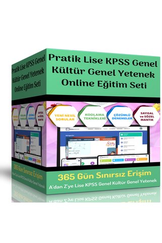 Enine Boyuna Eğitim Kpss Lise Online Görüntülü Eğitim Seti