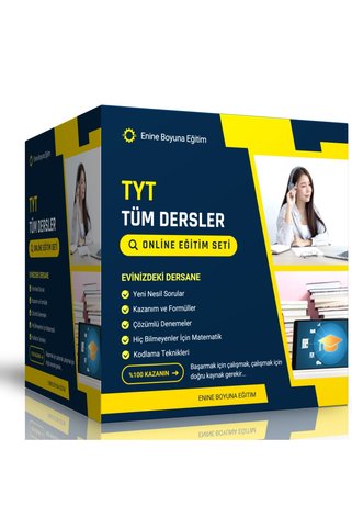 Enine Boyuna Eğitim Tyt Tüm Dersler Online Görüntülü Eğitim Seti