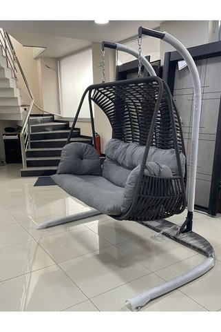 bahcesalincagidunyasi Çift Kişilik Salıncak Bahçe Salıncağı
