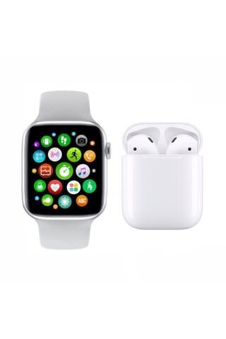 Firsat Ayi Akıllı Saat Smart Watch T500 +  12  Kablosuz Kulaklık 2'li