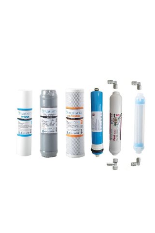 Filtre Dünyası Aquafly Su Arıtma Filtresi Çift Karbon 6lı Takım Detox Arıtıcı Filtresi Yedek 10' Açık Kasa Uyumlu